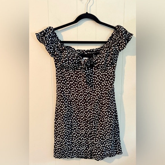 Princess Polly NWOT Marion Mini Dress in Black Size 6 - Picture 5 of 14